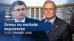 PRO TV News (8:00 PM) | GROSU DOES NOT RULE OUT EXPULSION | Moldova