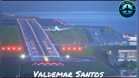 Madeira Airport - Runway Action - LPMA