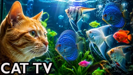 Relaxing Fish Tank Live for Cats