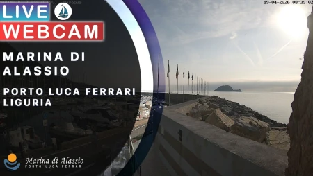 Live View of Marina di Alassio Port