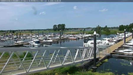 Live HD PTZ Camera View of a Dutch Marina